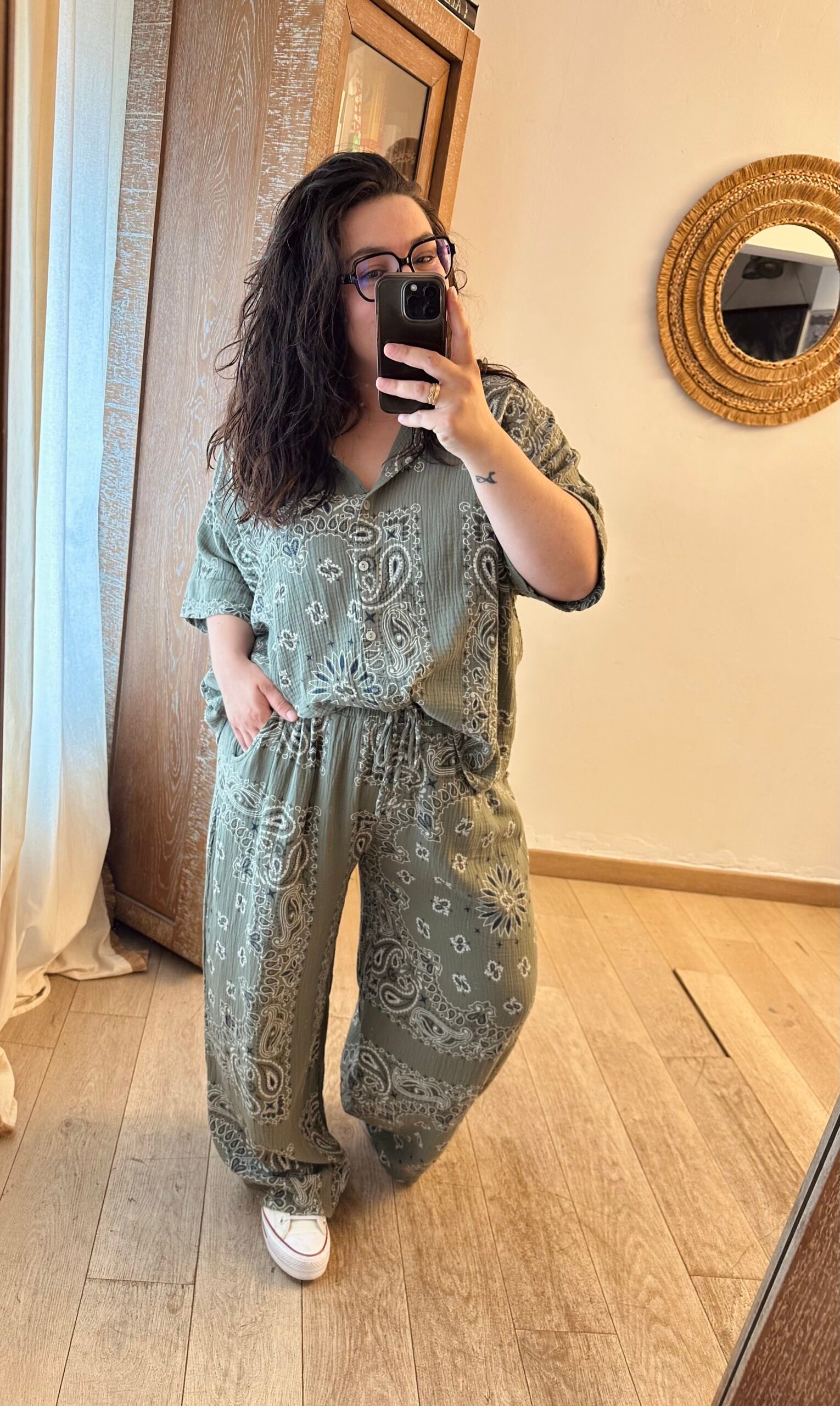 chemise bandana kai grande tailed femme curvy by romy