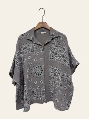 CHEMISE BANDANA | TAUPE