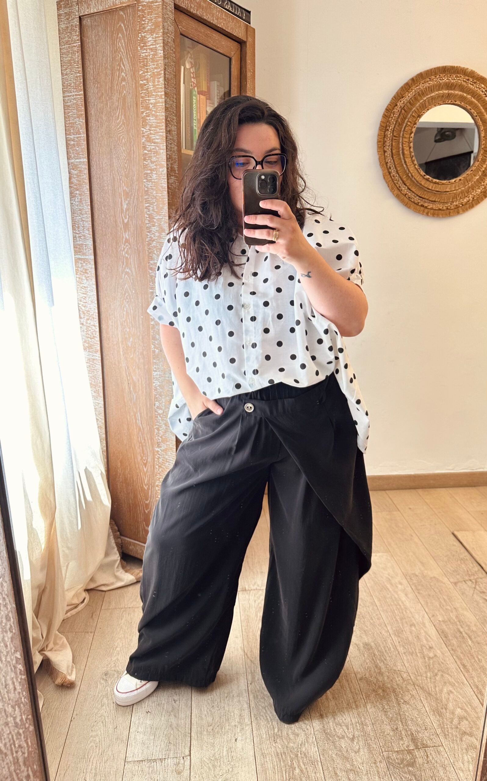 pantalon a revers grande taille femme curvy by romy
