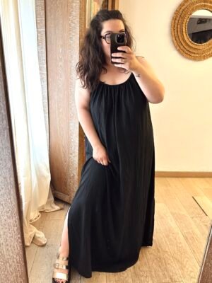 robe noir grande taille femme curvy by romy