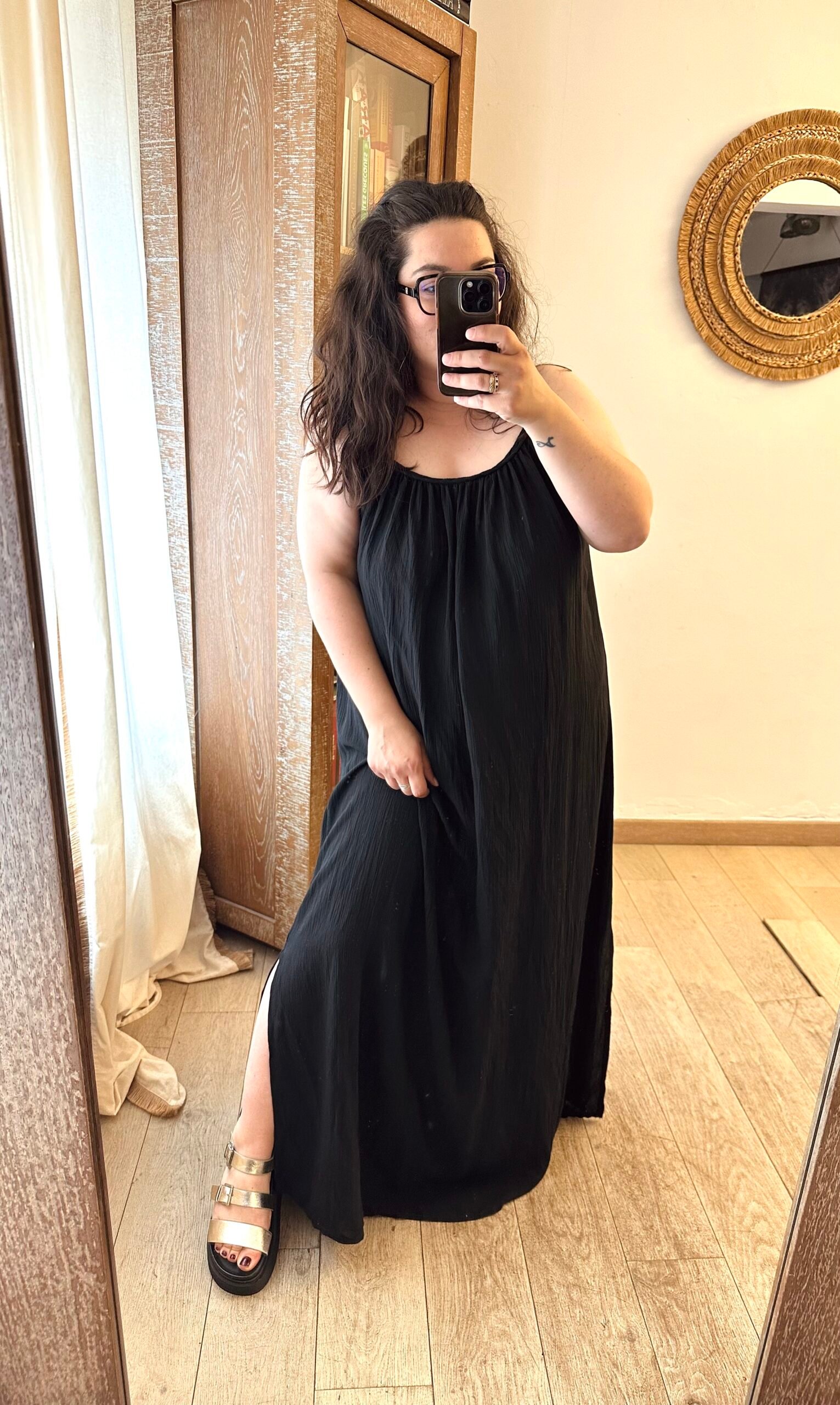 robe noir grande taille femme curvy by romy